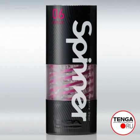 Мастурбатор нереалистичный Tenga Spinner Brick фиолетовый