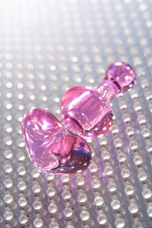 Анальная втулка Sexus Glass, стекло,9,8 см