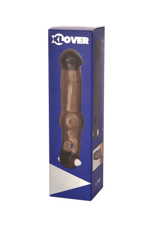 Насадка TOYFA XLover, черная, 19,4 см, Ø 4