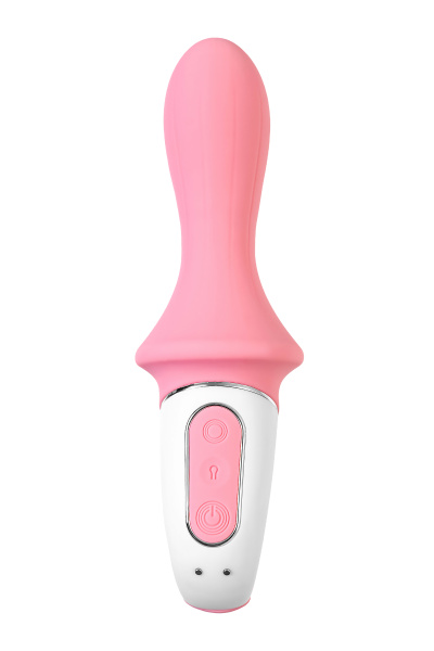 Нереалистичный вибратор Satisfyer Air Pump Booty 5, розовый, 15 см