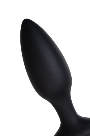 Анальная втулка LOVENSE Hush 2 (S), силикон, черная, 12,1 см, Ø 3,8 см