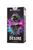 Вибратор Mystim Heart ́s Desire с электростимуляцией, силикон, черный, 6,7 см