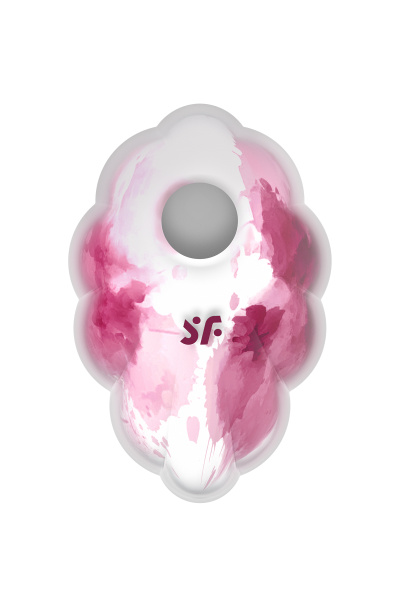 Вакуумный стимулятор клитора Satisfyer Cloud Dancer, силикон, красный