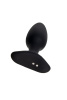 Анальная втулка LOVENSE Hush 2 (S), силикон, черная, 12,1 см, Ø 3,8 см