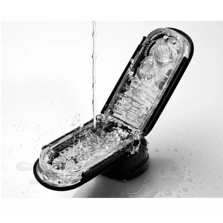 Мастурбатор нереалистичный Tenga Flip Zero Gravity черный,ТПЭ,17,8 см