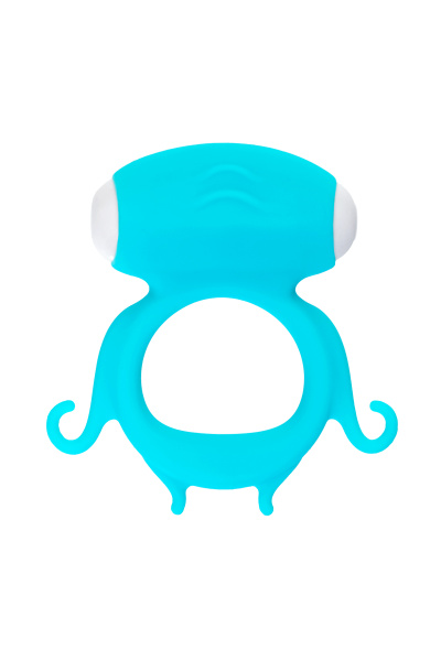 Виброкольцо на пенис TOYFA A-Toys Sair, силикон, голубое, Ø 2,6 см