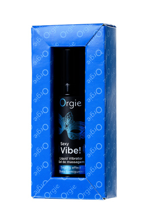 Гель для массажа Orgie Sexy Vibe Liquid Vibrator с эффектом вибрации, 15 мл