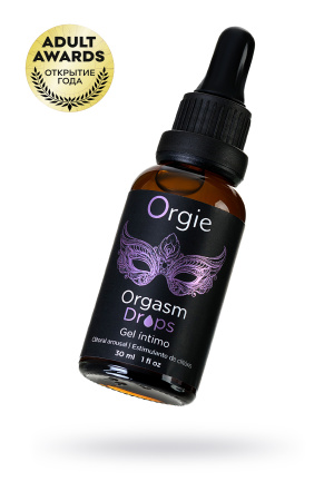 Гель интимный  для клитора Orgie Orgasm Drops, с разогревающим эффектом, 30 мл
