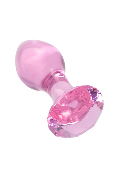 Анальная втулка Sexus Glass, стекло,8,5 см