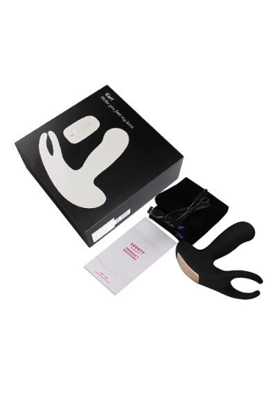 Стимулятор простаты Levett Earl, черный, 14,8 см